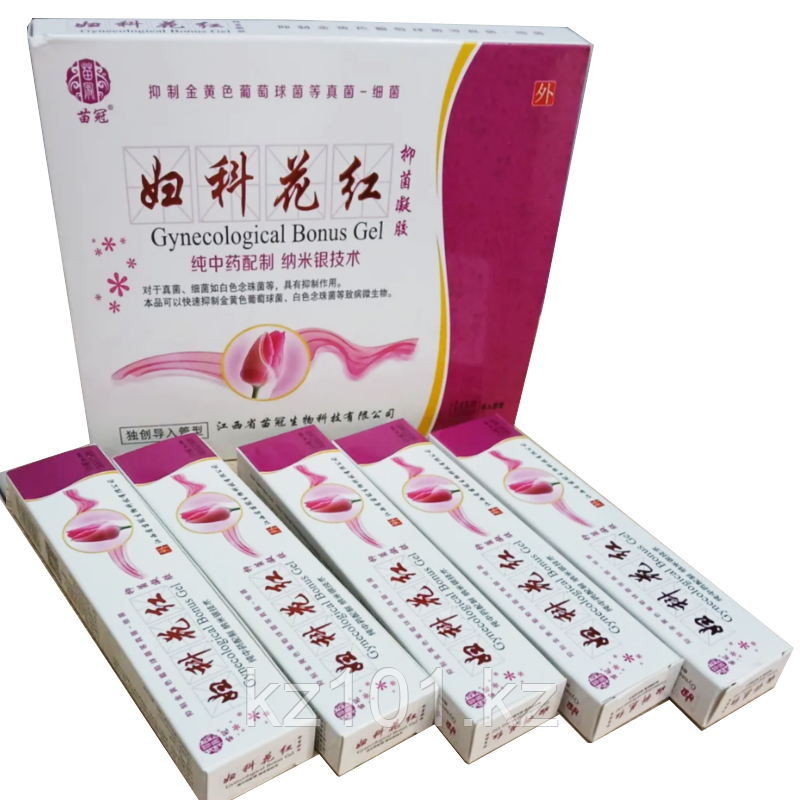 Женский гель, Gynecological Bonus Gel, 5шт