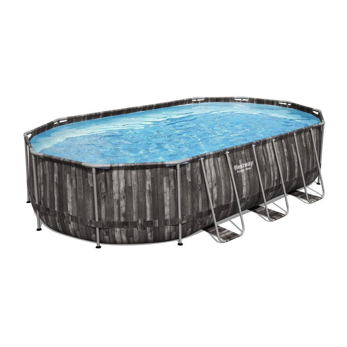 Бассейн каркасный Bestway Steel Pro MAX (5611R) 6.10m x  3.66m x 1.22m