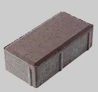 Брусчатка коричневая 60*200*100 мм