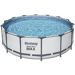 Бассейн каркасный Bestway Steel Pro MAX (5612Z) 4.88m x 1.22m Round Pool Set