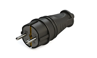 Штепсель PR405P-F прямой IP44 PROSVET