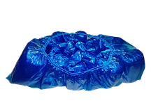 Бахилы прочные 20 мкр с ДВУМЯ резинками, ФАСОВАННЫЕ