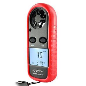 Портативный цифровой анемометр Wintact WT816, фото 3