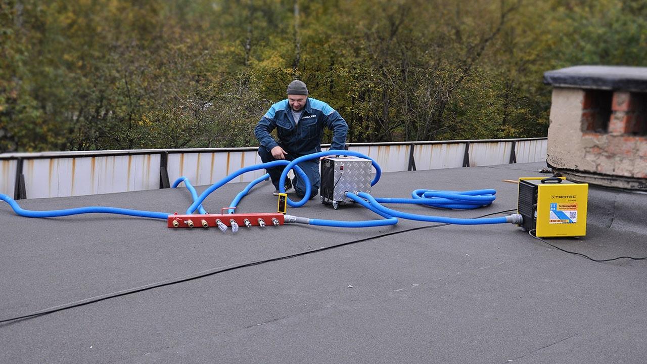 Прослушивание кровельного пирога