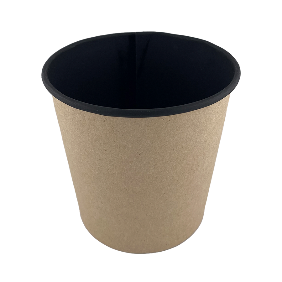 Круглый контейнер OSQ Round Bowl 400 BLACK WOOD (600 шт./кор.)