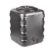 Бак для душа 150л квадратный (черный) М6463