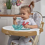 Стульчик для кормления Polini kids 252 Слоник макиато, фото 3