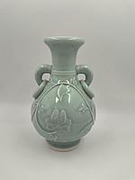 Ваза керамическая селадон, ручная работа