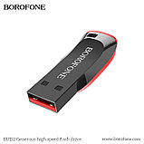USB флеш-накопитель BOROFONE BUD2, USB 2.0, 32GB, черный, фото 3