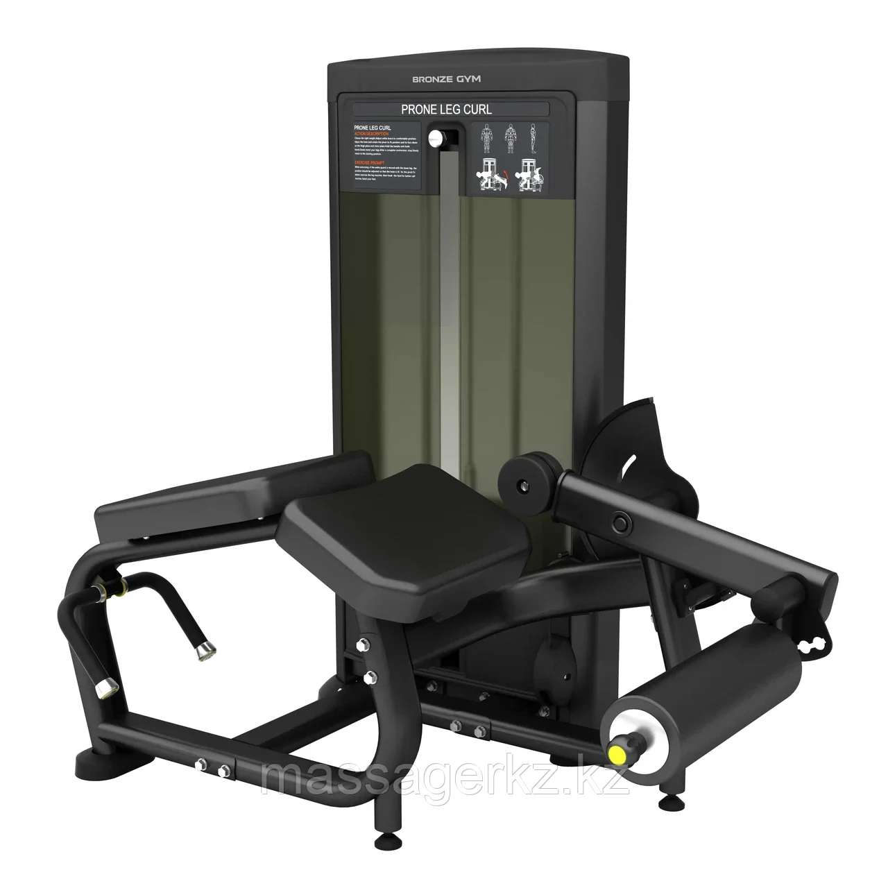 Сгибание ног лежа профессиональный BRONZE GYM BLANC 01, фото 1