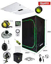 Гроубокс  под ключ Prime (100 х 100 х 200 см) + Светильник Win Light CN  400 W (Full Spectrum)