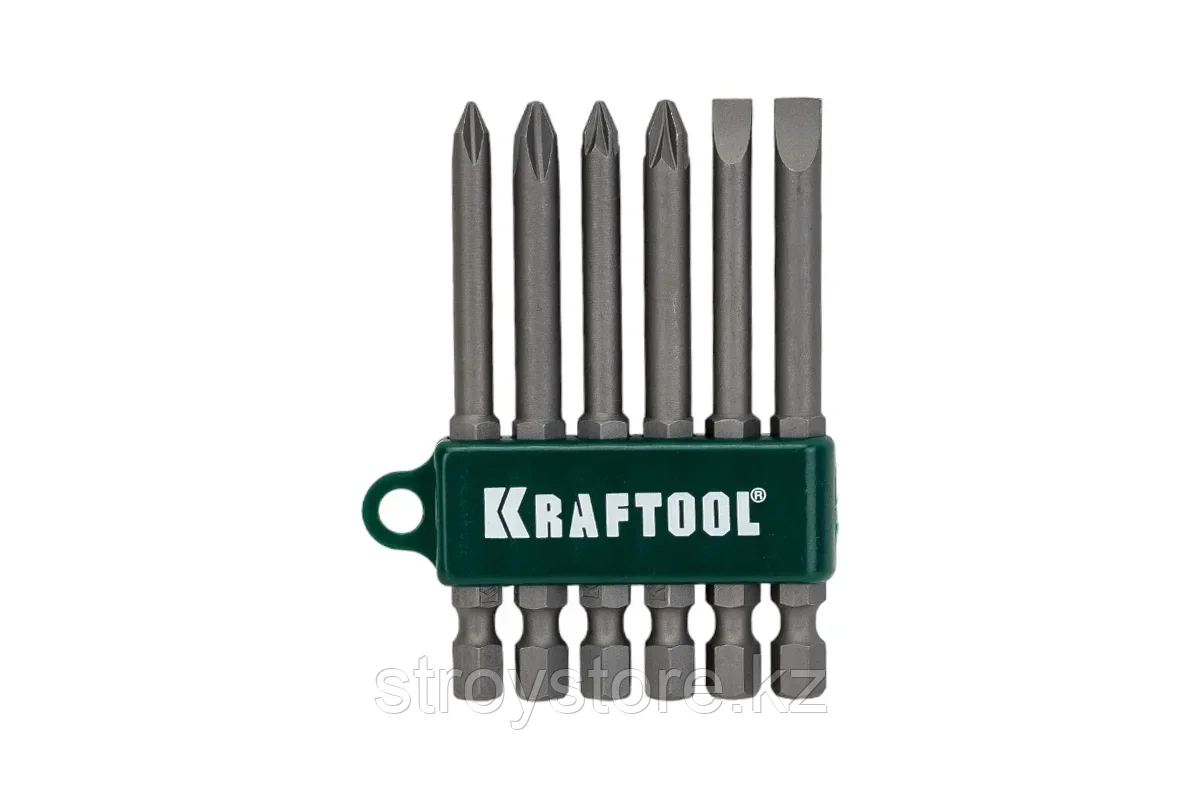 Набор бит, 6 шт, KRAFTOOL KraftMax