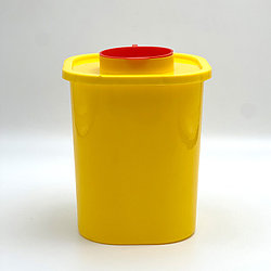 Контейнер одноразовый для сбора острого инструментария класса Б МК-01 "МедКом", объем 0,5л, объем 0,25л