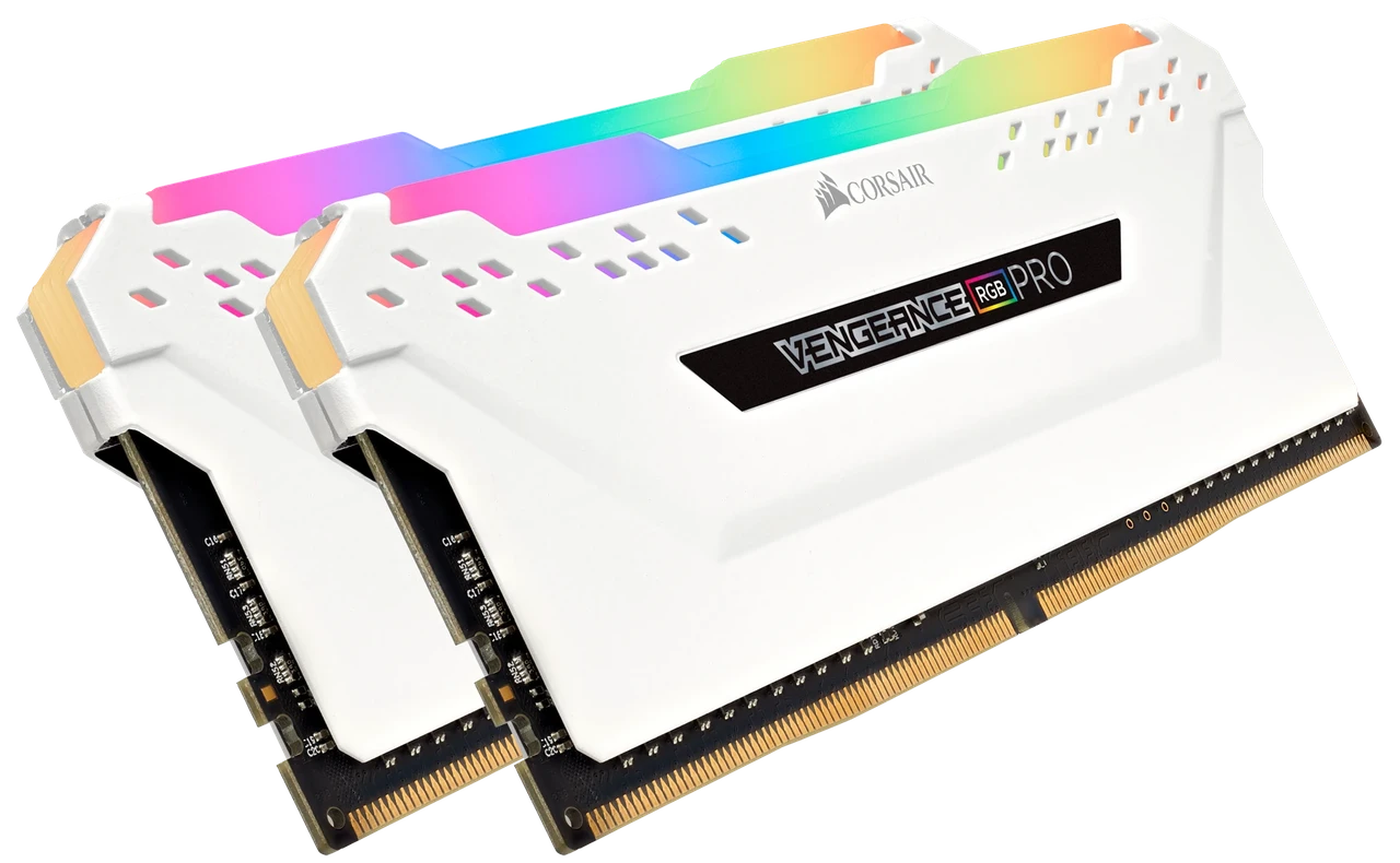 Комплект модулей памяти Corsair Vengeance RGB PRO DDR4 3200MHz 32GB (CMW32GX4M2E3200C16W)