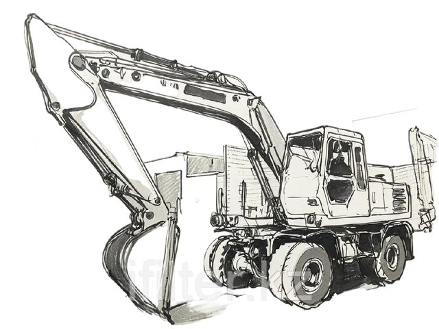 HITACHI EX 160WD w/Engine Isuzu 6BB1 HITACHI EX 160WD w/Engine Isuzu 6BB1