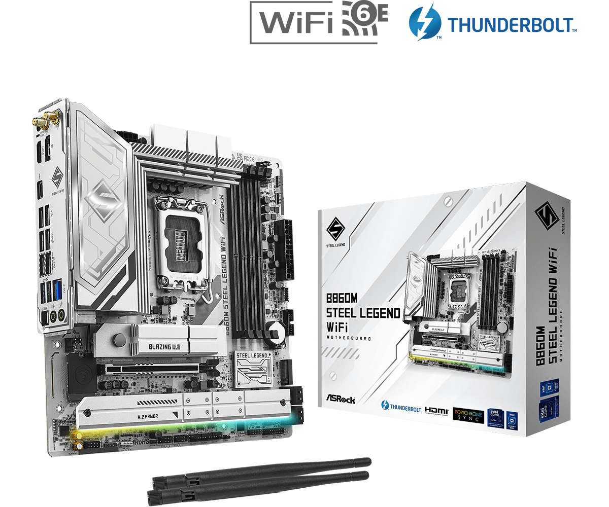 Материнская плата ASRock B860M STEEL LEGEND WIFI