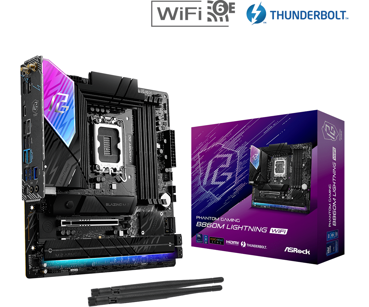 Материнская плата ASRock B860M LIGHTNING WIFI