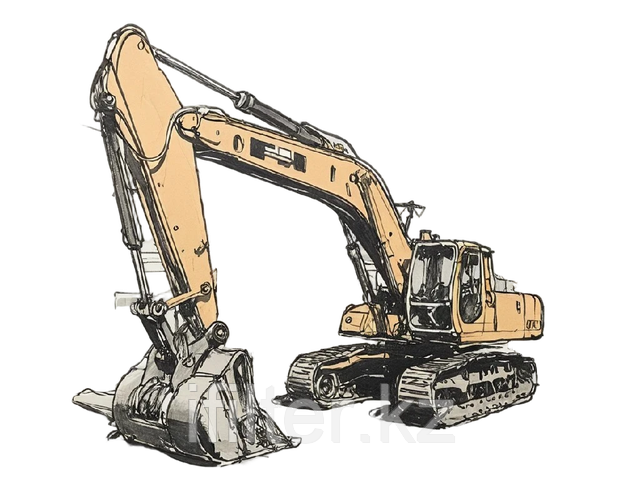 HITACHI EX 355 w/Engine Isuzu 6HK1-XQA01 HITACHI EX 355 w/Engine Isuzu 6HK1-XQA01