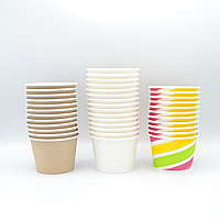 Контейнер(креманка) бумажный для горячего 250/320 мл КРАФТ