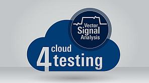 R&S®Cloud4Testing: Vector signal analysis application package