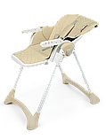 Стульчик для кормления Elvin бежевый, фото 3