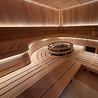 3D полки для сауны (финской парной), все включено