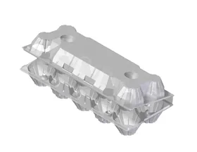 Пластиковый контейнер П-12 "Десятка" 1х10 матовый (300 шт/кор)под яйца