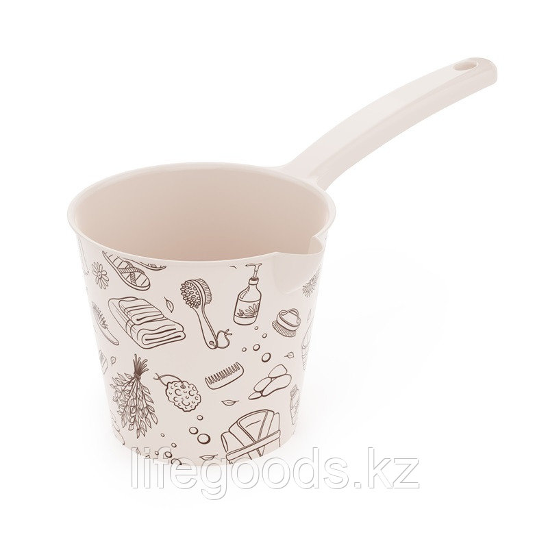 Ковш "Русская банька" 1,5л (со сливом) М8393