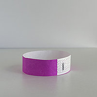 Контрольные (бумажные) браслеты Tyvek фиолетовый