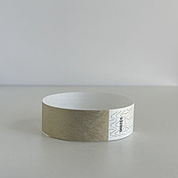 Контрольные (бумажные) браслеты Tyvek золотой