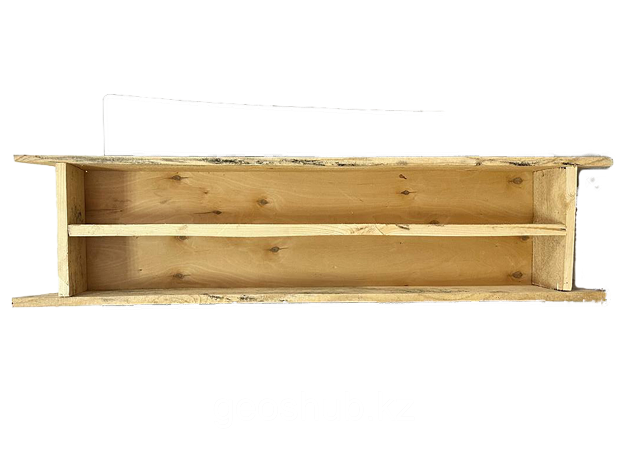 Ящик для керна типа деревянный ячейка 120 мм 2 отделения, фото 1