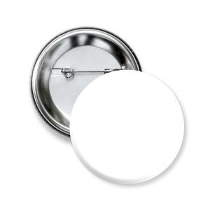 Круглый сувенирный значок из металла