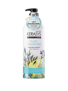 Kerasys Perfume Shampoo Pure Charming - Парфюмированный Шампунь Чистое очарование 600 ml