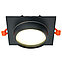 Светильник встраиваемый Feron DL505 потолочный GX53 черный квадрат IP44, фото 2