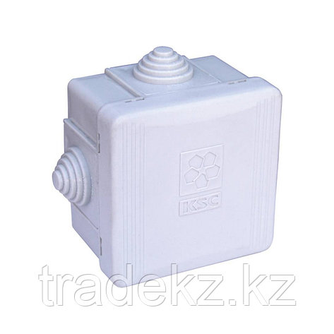 Коробка распаячная KSC 11-302 65х65х40 для открытого монтажа IP55, фото 1