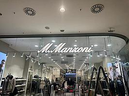 Брендирование магазина Manzoni, Алматы, ТЦ Grand Park 11