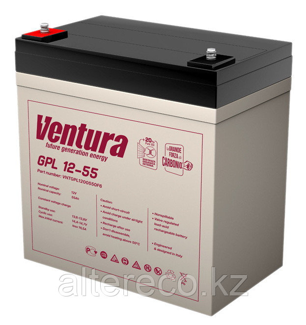 Аккумулятор Ventura GPL 12-55 (12В, 55Ач)