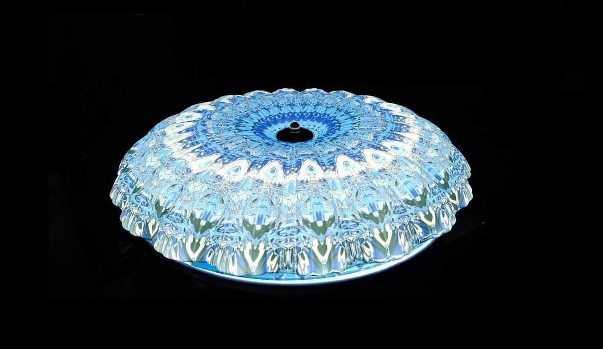 Потолочный плафон/светильник НП Восток Синий 96W PROSVET, фото 1