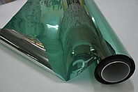 Пленка для тонировки стекла 15%, зеленая-зеркальная. Цена 1 кв.м.