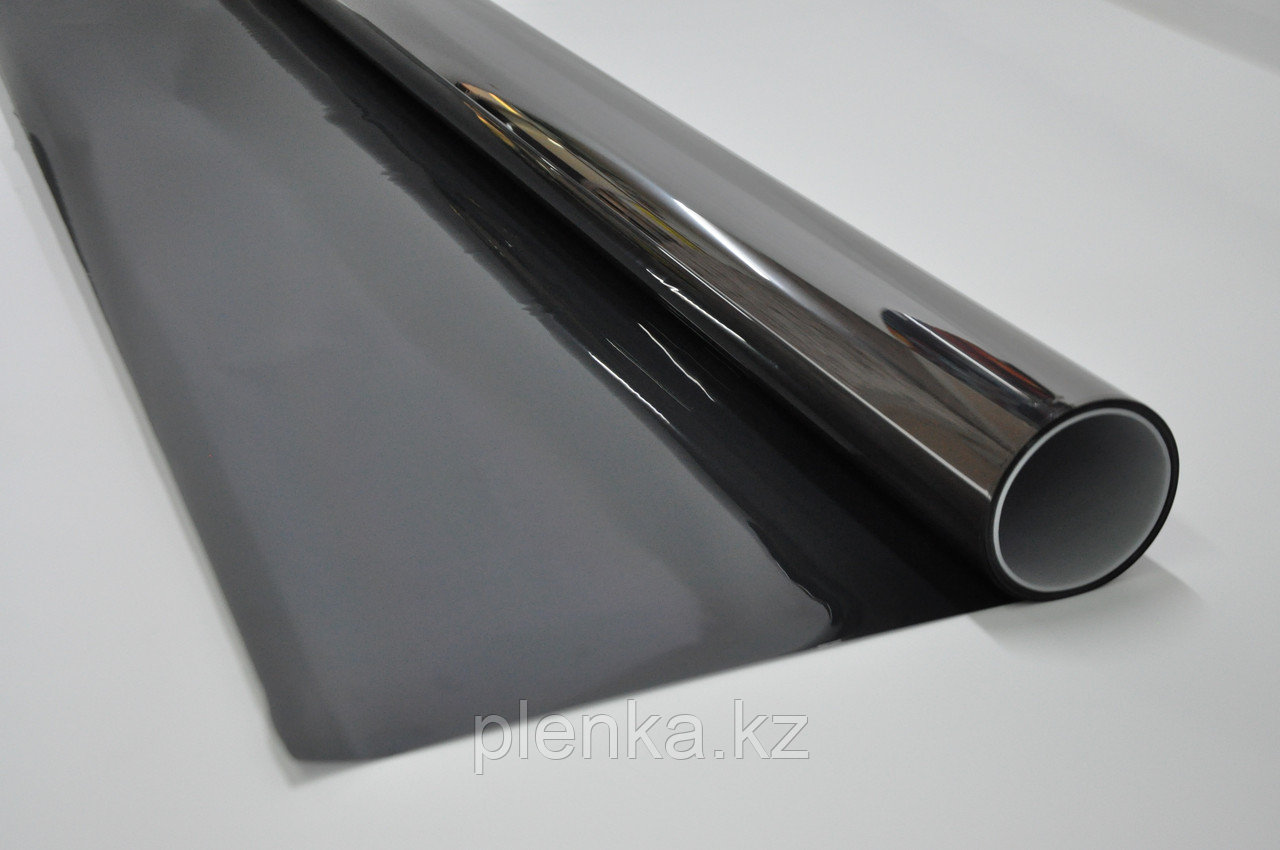 Пленка для тонировки стекла, серая-зеркальная, пропускание света 20%, цена за 1 кв.м., фото 1