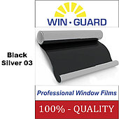 Пленка односторонней видимости Winguard black silver, цена за 1 рулон (1,52*30м).