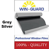 Пленка для тонировки стекла, солнцезащитная серая-зеркальная, пропускание света 20%, цена за 1 рулон.