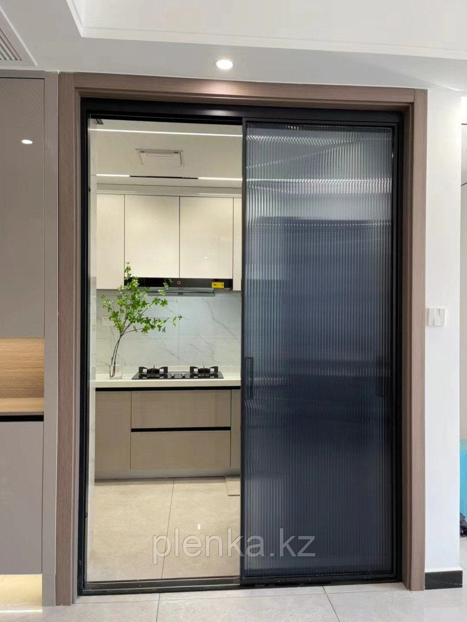 Декоративная пленка Бамбук графит