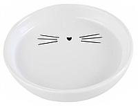 Миска керамика для кошек, белая, 280 мл