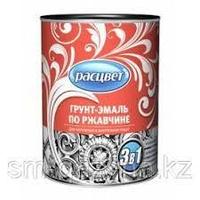 Грунт эмаль по ржавчине 3 в1 серая 2.7 кг Расцвет_(5229)