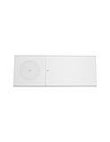 Shelbi STG-1S-UC-WC-W Настольный бокс со сдвижной крышкой на 1 розетку, USB A+C, беспр. зар., шнур 1,8м, белый, фото 3