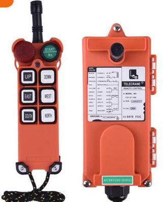Радиопульт для кран-балки Telecrane F21-E1 (6 кнопочный, 1 скоростной, 433 MHZ)
