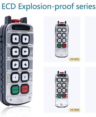 Взрывозащищенное радиоуправление HR-6DEX (6 кнопочный 2 скоростной)