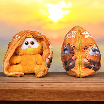 20см Гарфилд игрушка вывернушка на молнии