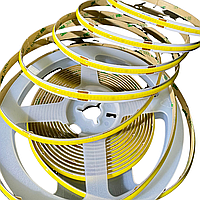 Светодиодная лента COB 480 точек/м, 8 мм, 24 В, 10 Вт/м,6500K (нетральный белый).